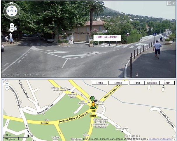 Cliquez sur la photo pour voir l'Hotel sur Google Maps